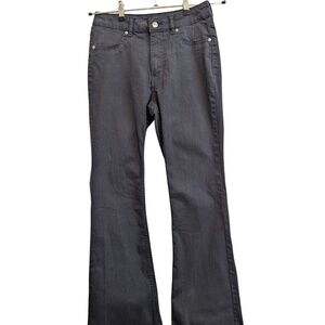 H&M Divided Straight‎ Leg Jeans Women's Size 6 Gray Denim High Rise Classic